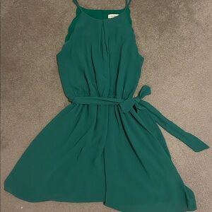 Eesome Vibrant Green Dress